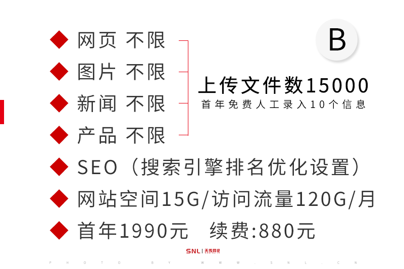 1980元网站建设