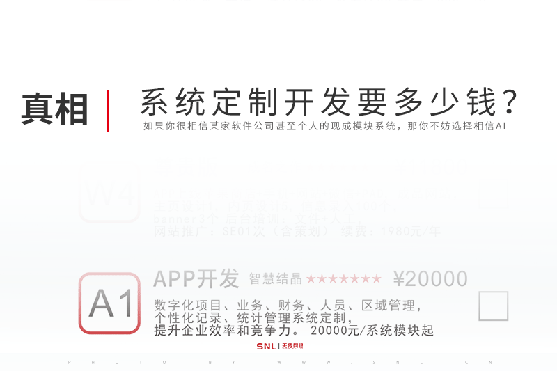 公司业务管理系统定制开发要多少钱？