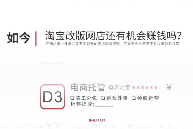 淘宝改版开网店还有机会赚钱吗？