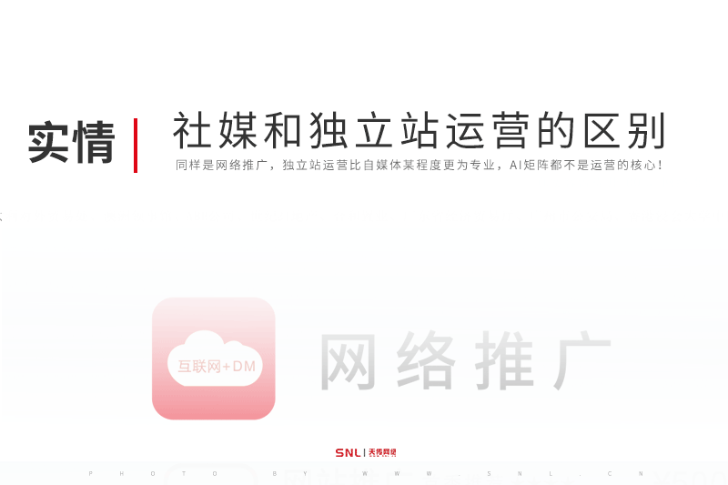 网络推广 独立站运营