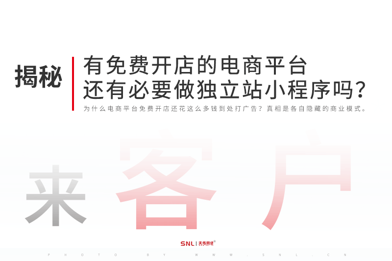 有免费开店的电商平台还有必要做独立站小程序吗？