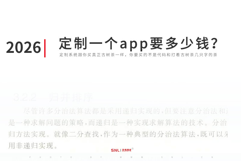 软件开发定制一个app需要多少钱？