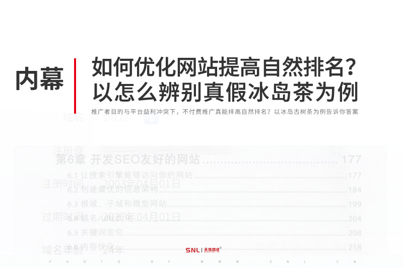 如何优化网站以提高在google百度的自然排名？以冰岛茶叶的简介为例